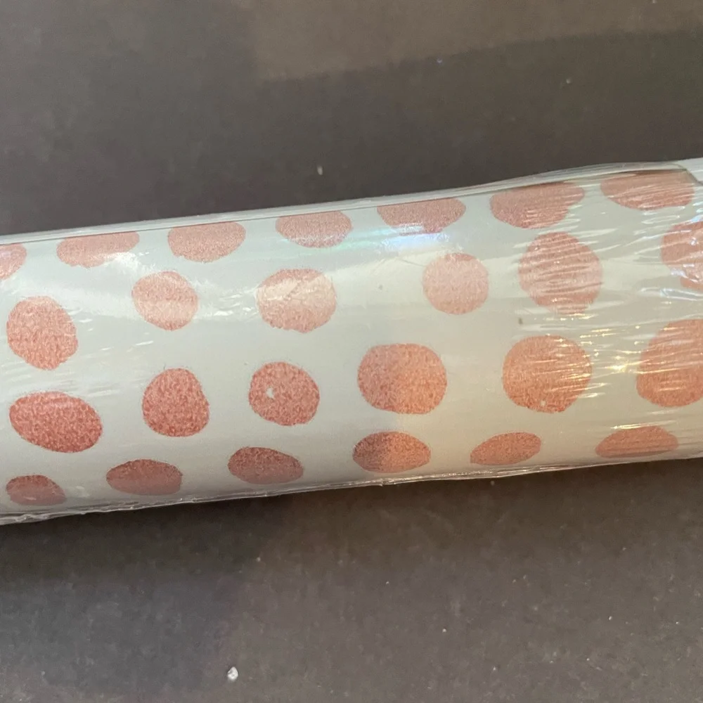 TEMPAPER Moire Coral Dots Self Stick Wallpaper